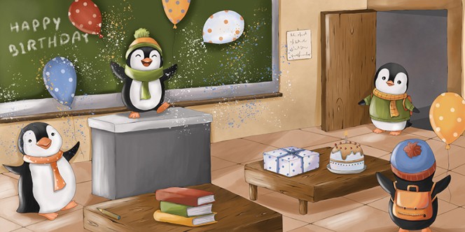 The Little Penguin's Birthday